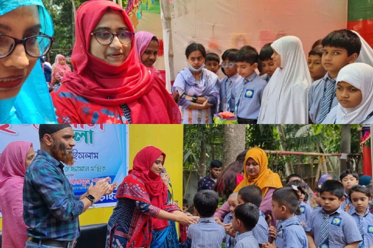 নড়াইলে চিলড্রেন ভয়েস স্কুলের আয়োজনে ক্ষুদে শিক্ষার্থীদের নিয়ে অনুষ্ঠিত হল সৃজনশীল মেলা