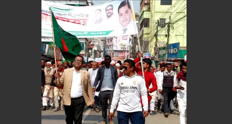 নেত্রকোনা জেলা বিএনপির সমাবেশে সাবেক কেন্দ্রীয় ছাত্রদল নেতা শহীদুল্লাহ ইমরানের অংশ গ্রহণ