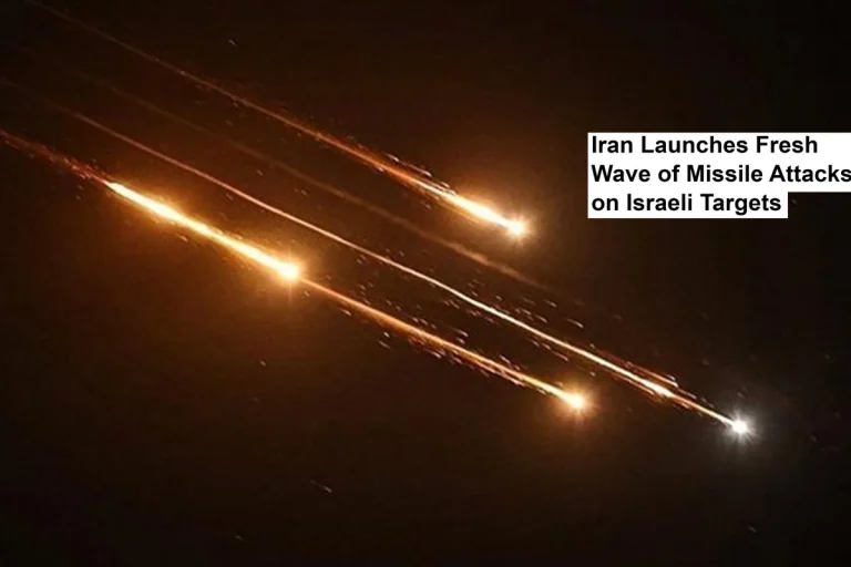 ইরান থেকে নতুন করে ক্ষেপণাস্ত্র হামলা শুরু, ইসরায়েলে ফের সতর্কতা সাইরেন