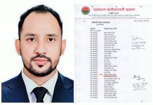 নরসিংদী জেলা ছাত্রদলের সহ-সভাপতি নির্বাচিত হলেন নাঈমুর রহমান মাসুম