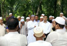 বাকেরগঞ্জে বীর মুক্তিযোদ্ধা কেরামত আলী হাওলাদারের রাষ্ট্রীয় মর্যাদায় দাফন