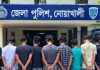 কিশোর গ্যাংবিরোধী অভিযানে নোয়াখালীতে আটক ১৭১